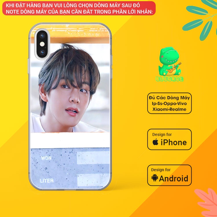 Ốp lưng Samsung trong BTS V Tae dễ thương cho Galaxy J2/J6/J7/J8/Prime/Pro/2016/2010/2026 BLUBTS0687