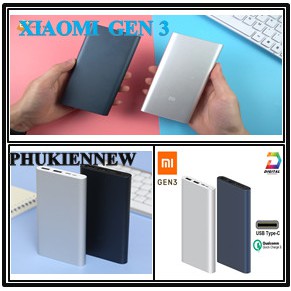Sạc dự phòng Xiaomi Gen 3 10000mAH Bản Sạc Nhanh 2019 – Xiaomi Mi 18W Fast Charge Power Bank chính hãng