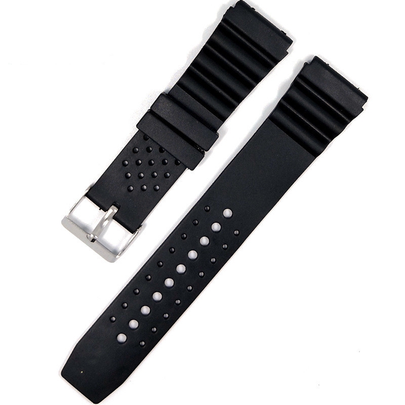 YIFILM Silicone cao su thay thế dây đeo cho Casio 18mm 20mm 22mm