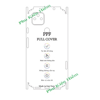 Dán dẻo PPF Pixel 5A 5G mặt sau full viền - Tặng cường lực camera
