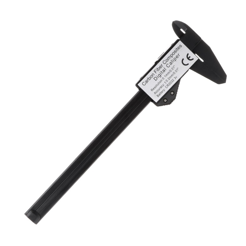 Thước Cặp Đo Điện Tử IP54 Màn Hình LCD 0-150mm 6 Bằng Sợi Carbon Chống Thấm Nước