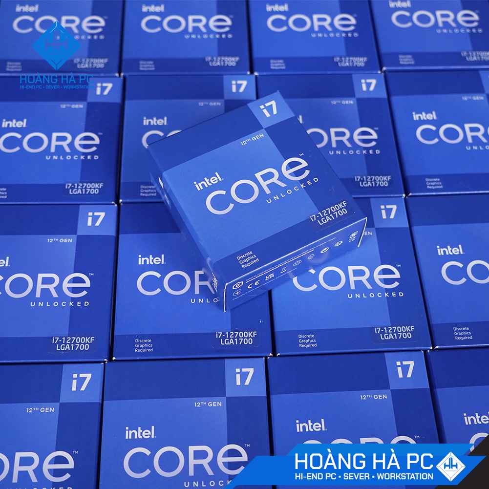CPU Intel Core i712700KF (Up To 5.00GHz, 12 Nhân 20 Luồng, 25M Cache, Alder Lake)