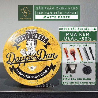 Sáp vuốt tóc Dapper Dan Matt Paste - 100ml