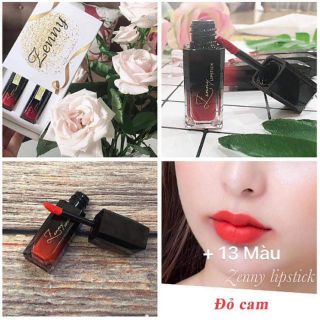 2 thỏi Son tươi siêu lì zenny lipstick