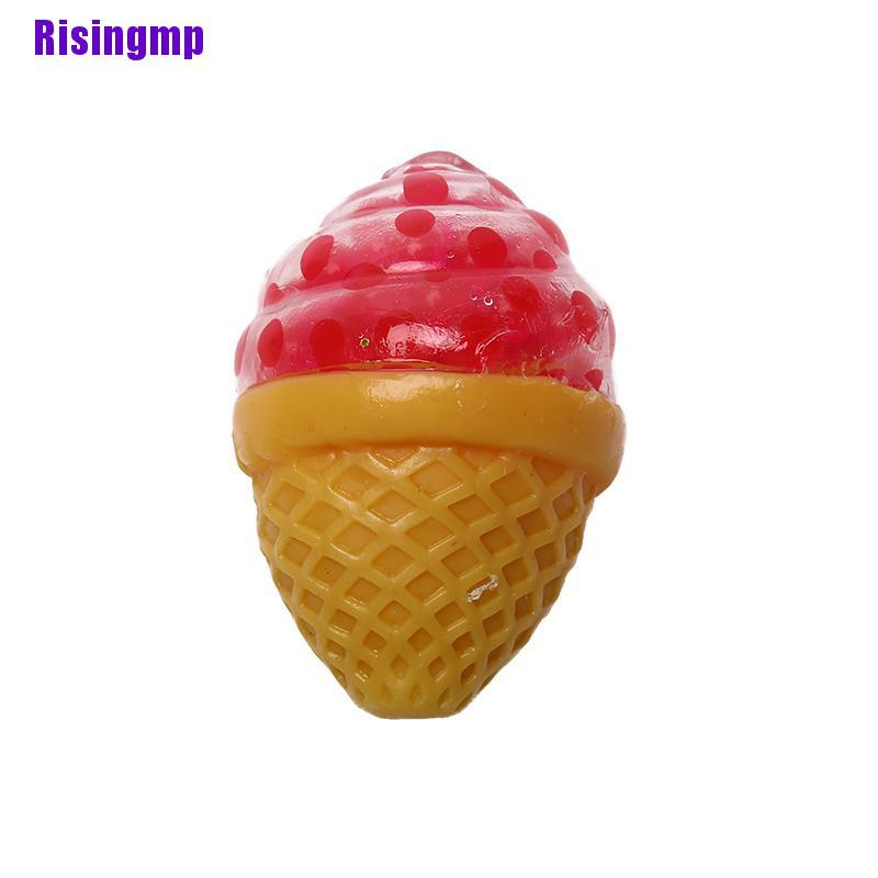 1 Đồ Chơi Xốp Squishy Giảm Stress Hình Cây Kem Ốc Quế Dễ Thương Cho Bé