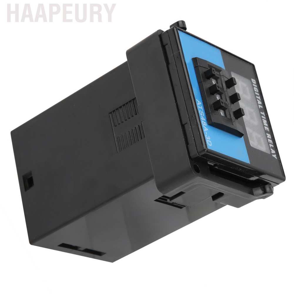 Haapeury Time Relay  Digital Display Cycle Delay Switch Controller Timing Module ATS48A‑3D Timer 220V