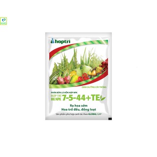 HỘP 1KG  HỢP TRÍ HK NPK 7-5-44+TE RA HOA SỚM TO TRÁI - CHẮC HẠT