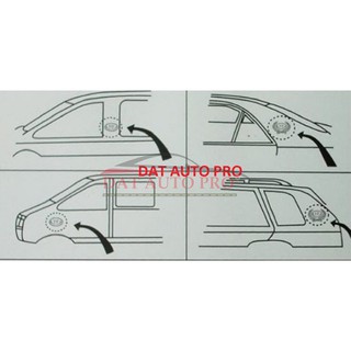 Cặp logo bông lúa HONDA.
