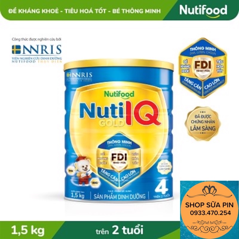 Sữa bột Nuti IQ Gold số 4 1,5kg
