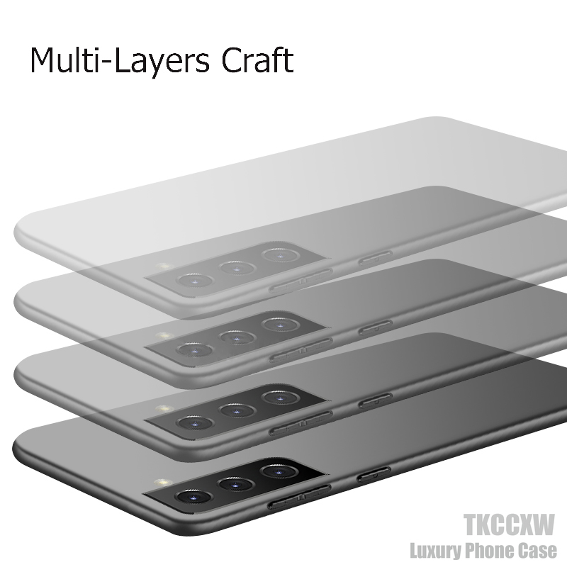 Ốp điện thoại nhám siêu mỏng đơn giản cho Samsung Galaxy S20 S21 Plus S20 S21 Ultra S21 FE