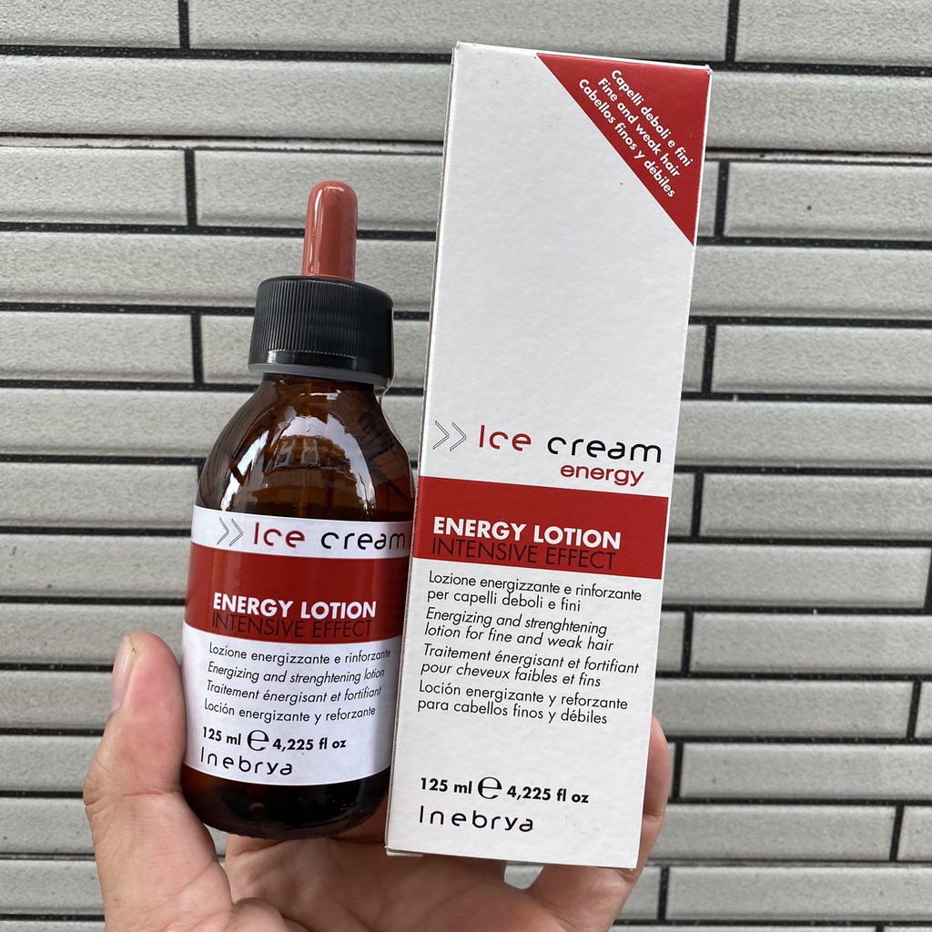 Serum chống rụng tóc Energy Lotion Inebrya Ice Cream 125ml