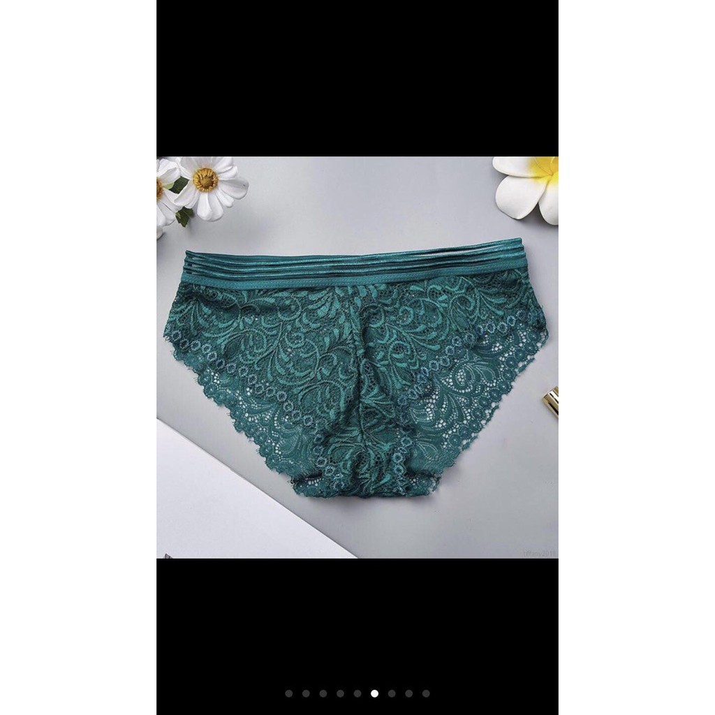Quần Lót Nữ Ren Sexy thiết kế họa tiết ren xuyên thấu siêu gợi cảm quyến rũ - QL G8837