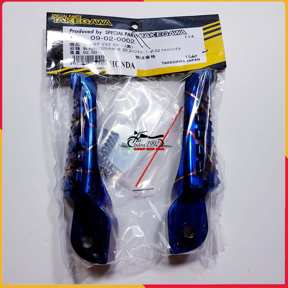 Gác Chân Sau Nhôm Nguyên Khối Gắn Honda - Yamaha