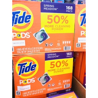 Viên giặt quần áo tide pods 168 viên