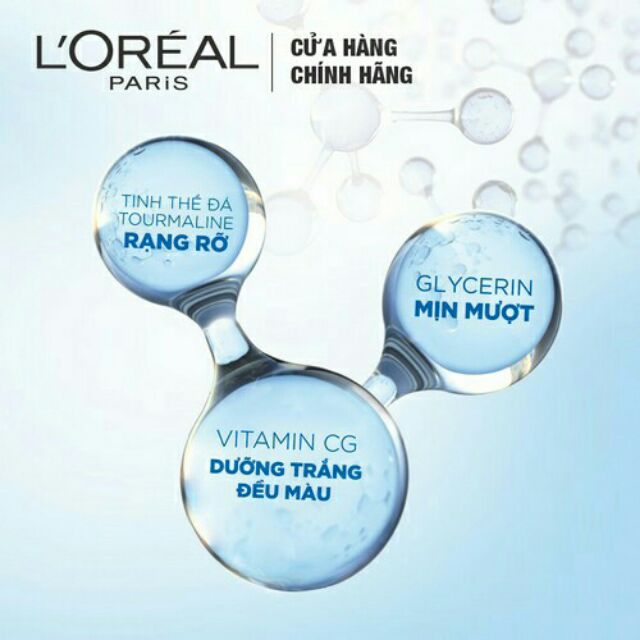 Sữa rửa mặt làm sạch và trắng mịn da L'Oreal Paris White Perfect 50ml