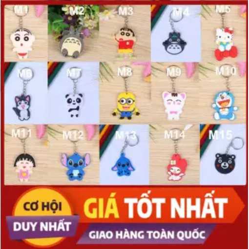 MÓC KHOÁ DẺO - Hoạt hình - móc khoá Silicon B067