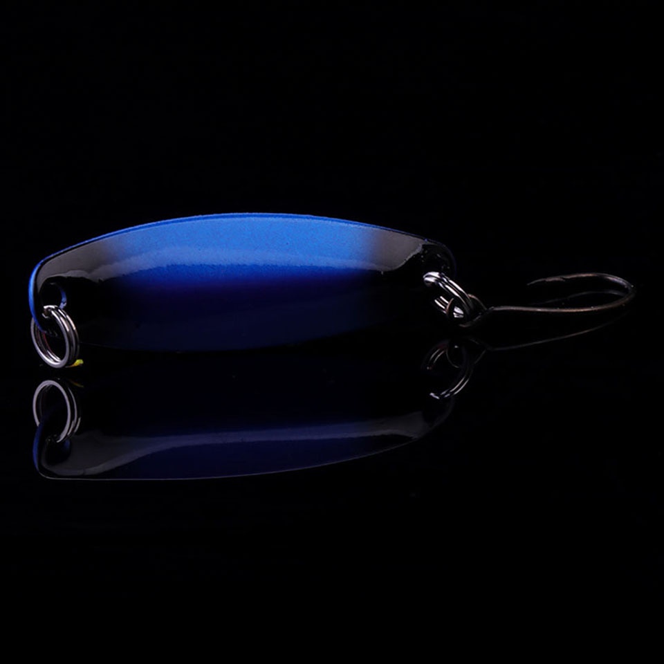 Bộ 5 miếng mồi câu cá bằng đồng 37mm / 30mm với móc đơn cho cá vược cá hồi