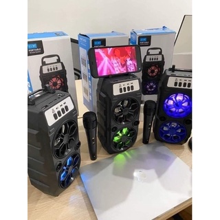 LOA KÈM MIC HÁT KARAOKE