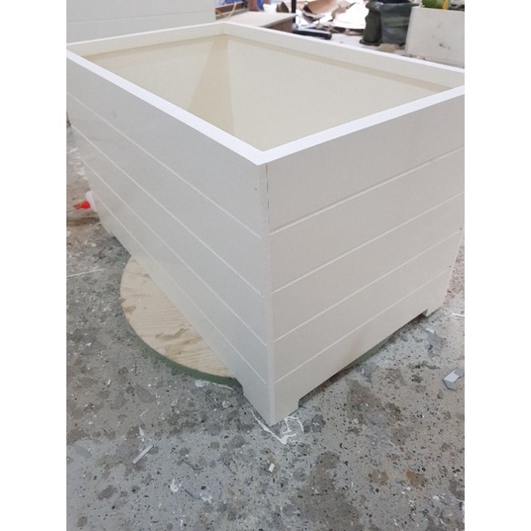 Chậu 60x25x25 dài x rộng x cao chân liền cao cấp 0338 073 163