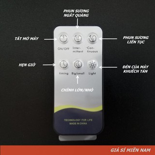 Điều Khiển Remote Máy Khuếch Tán Tinh Dầu