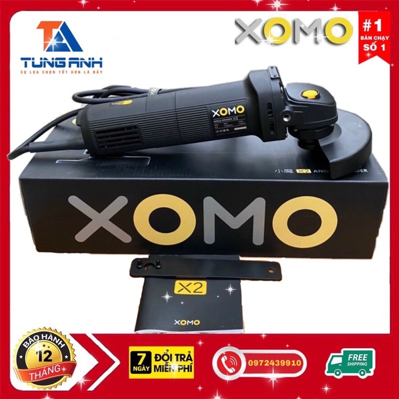 Máy Mài Góc Cắt Sắt Xomo X2 1010W Nội Địa China