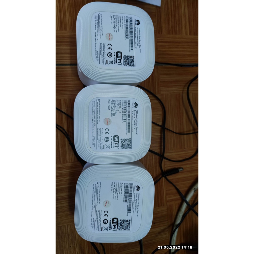Kich sóng Wifi Mesh WA8021V5 2 băng tần2.4 /5Ghz mesh cho modem Huawei 8141V5 mới full box mới 100 %.