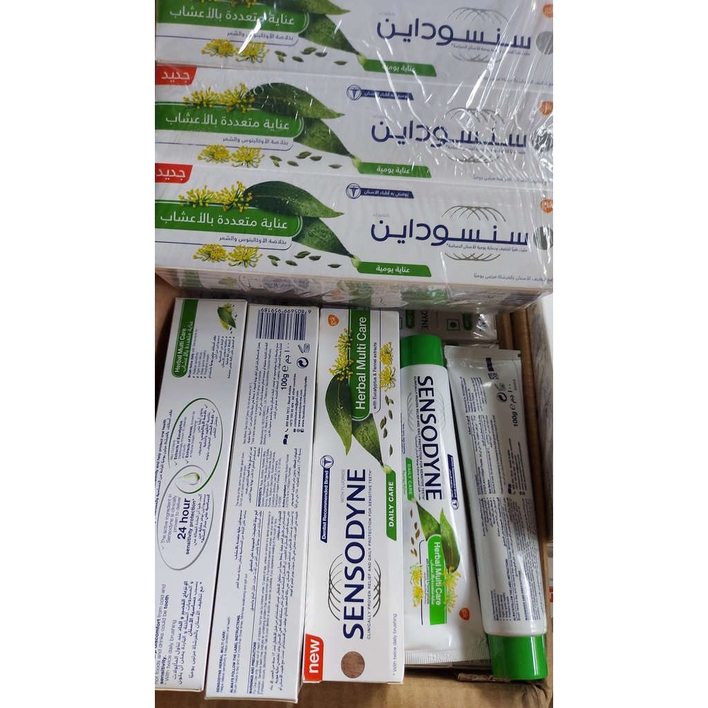 1 LỐC 12 TUYT Kem đánh răng Sensodyne 100ml Thái Lan chống ê buốt làm trắng răng, ngăn ngừa cao răng, thơm mát tự nhiên
