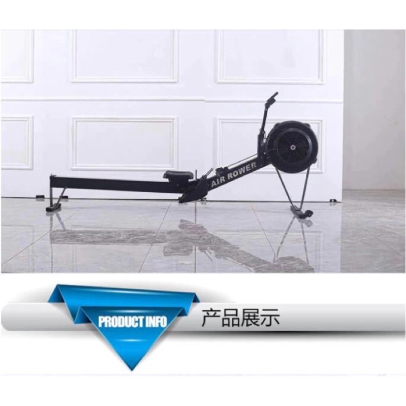 Máy tập chèo thuyền Air Rower C2 thể dục tại nhà (Rowing machine) - Kèm video hình ảnh thực tế - Đầy đủ bảo hành