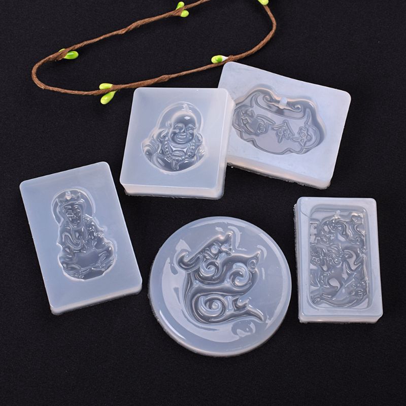 Set 5 khuôn silicon dùng làm đồ trang sức bằng nhựa