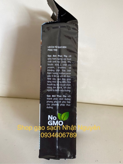 Gạo lứt đen Phúc Thọ- Vinaseed (gạo sạch cho người ăn kiêng)