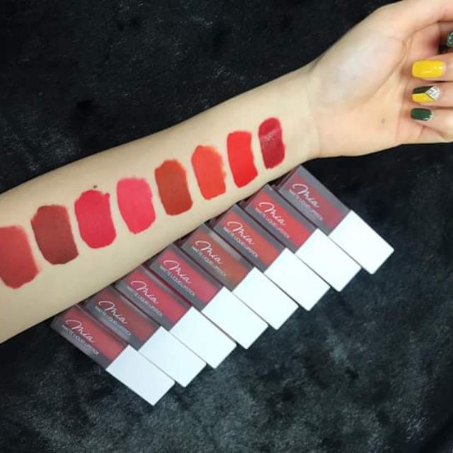 SON MIA- MATTE LIQUID LIPSTICK+ PHIẾU BẢO HÀNH CHÍNH HÃNG FULL BOX KÈM BẢNG MÀU