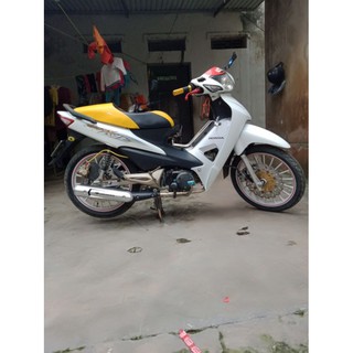 Pô hơi móc sẵn lắp xe máy WAVE.