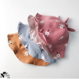 Mũ vành nhỏ tai thỏ cho bé từ 1 tuổi đến 3 tuổi