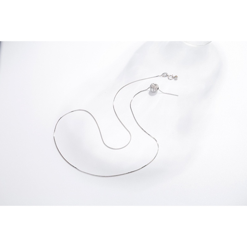 【Còn hàng】 100% Bạc 925 Vòng cổ mạ vàng Tự làm Phụ kiện Hộp Chuỗi Màu / Chiều dài Chuỗi Tự làm Quà tặng Trang sức