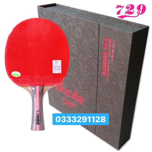 VỢT BÓNG BÀN 729 6 STAR CARBON Hàng chính hãng