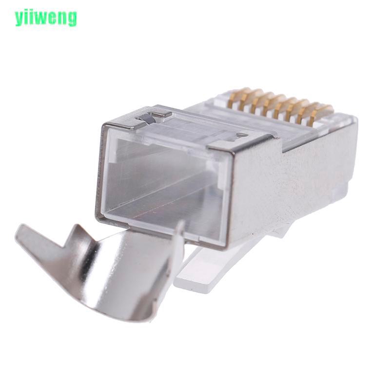 Set 10 Đầu Nối Dây Cáp Cat7 Rj45 Cat 7 Crystal Plug Shielded Ftp Rj45