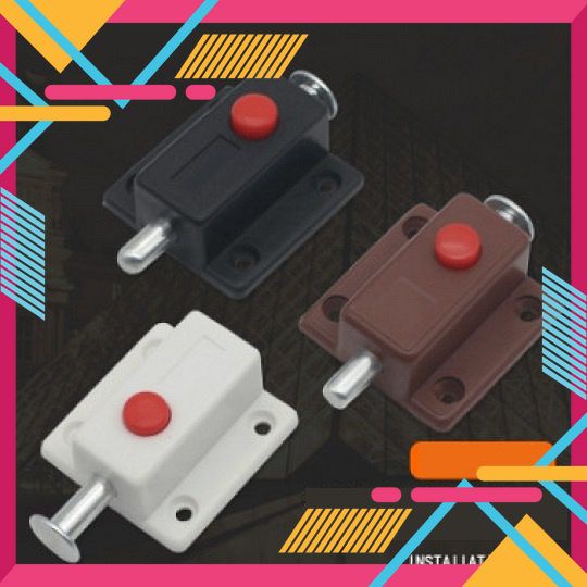 [5❤️][FREESHIP] CHỐT CHẶN CỬA CÓ NÚT BẤM TỰ ĐỘNG MỞ [HCM]