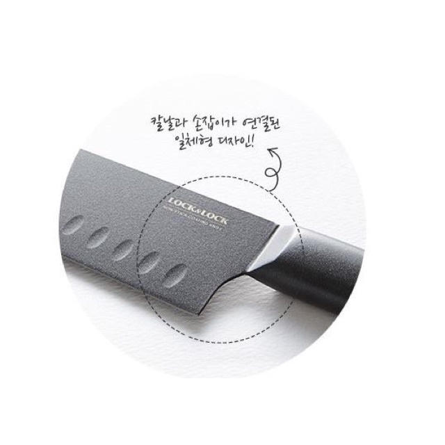 Dao nhà bếp LocknLock Santoku Knife dài 30cm, bằng thép không gỉ đa năng CKK312 - K-MALL