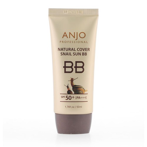 Kem chống nắng trang điểm từ ốc sên Anjo Natural Cover Snail Sun BB 50ml