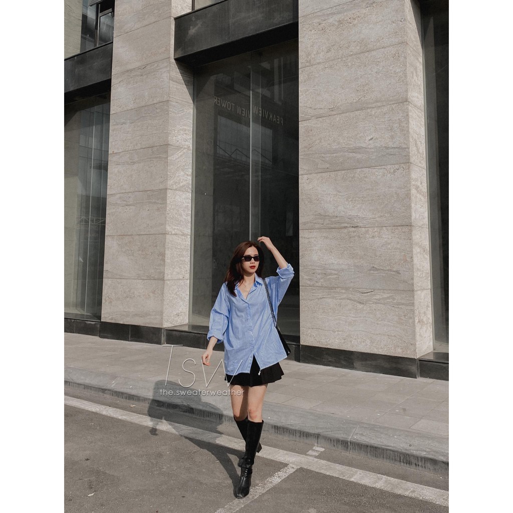 [Mã WASKT304 giảm 15% tối đa 30K đơn 99K] Áo sơ mi kẻ oversize TSW (Ảnh thật) | BigBuy360 - bigbuy360.vn