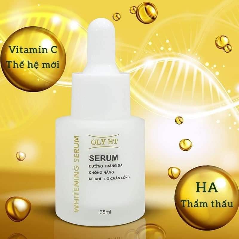 Serum Vitamin C  Dưỡng Trắng Da Mặt Chống Nắng Se Khít Lỗ Chân Lông OLY HT - HA-OLYHT 25ML