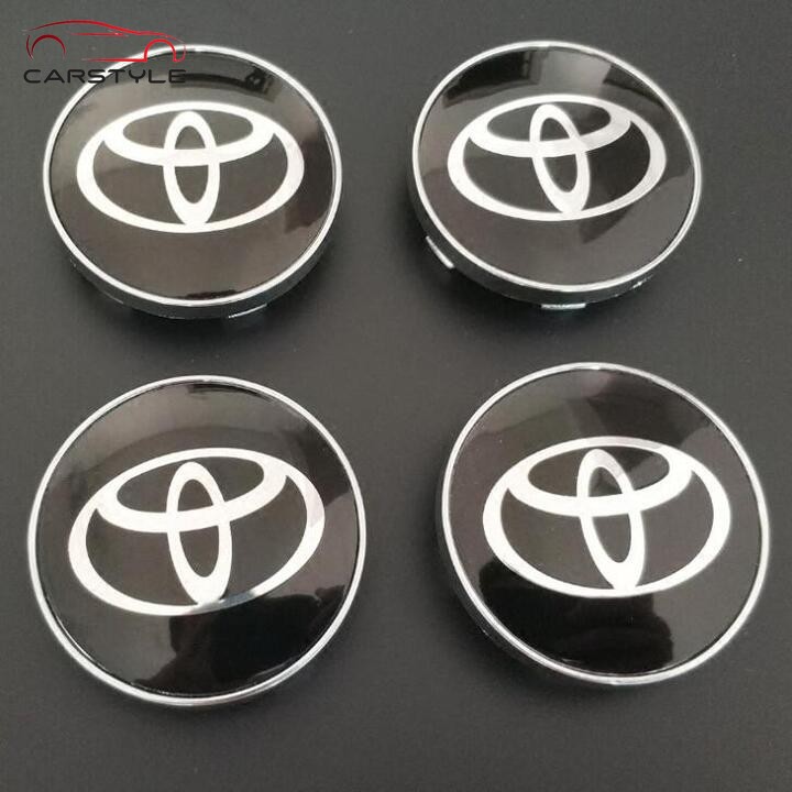 Logo chụp mâm bánh xe đường kính 60mm cho xe hơi Toyota