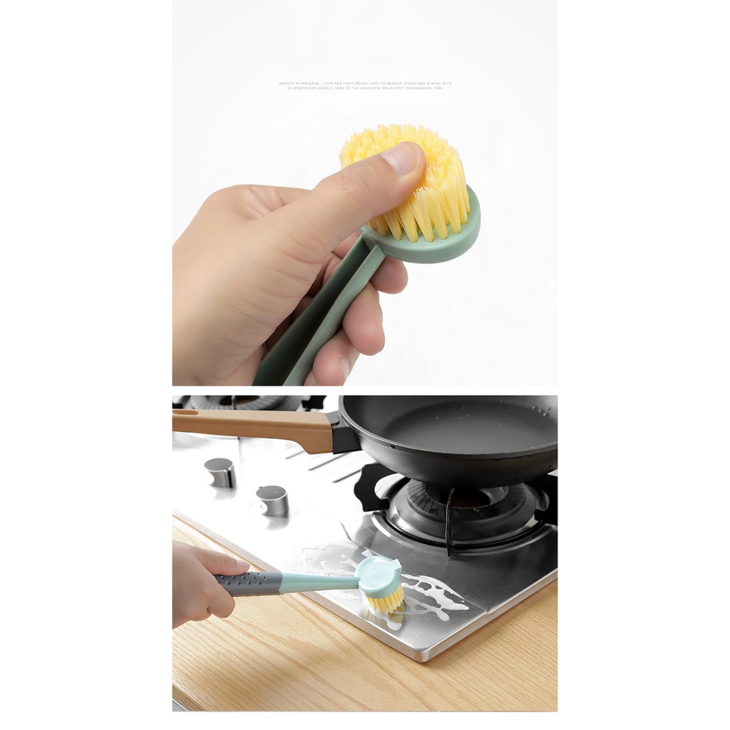 Cọ Vệ Sinh Nhà Bếp Có Tay Cầm Dài Tiện Dụng