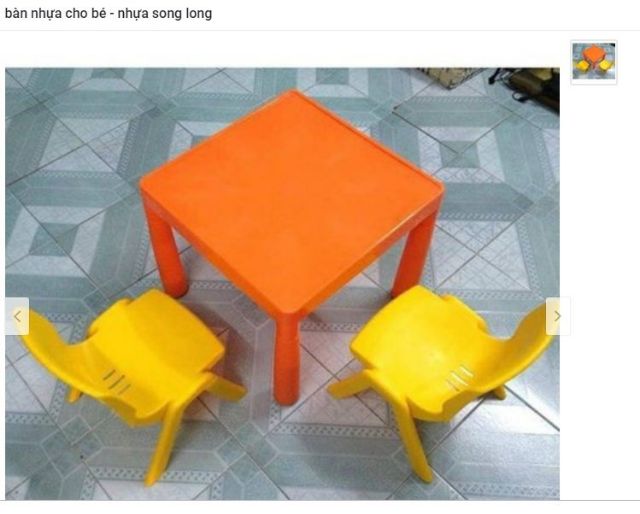 Bàn nhựa cho bé