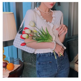 áo croptop kiểu bèo đính ngọc
