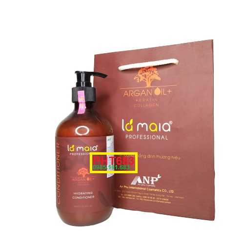 Bộ Dầu Gội Xả LaMaia Phục Hồi Chuyên Sâu Argan Oil Keratin Collagen 480ML