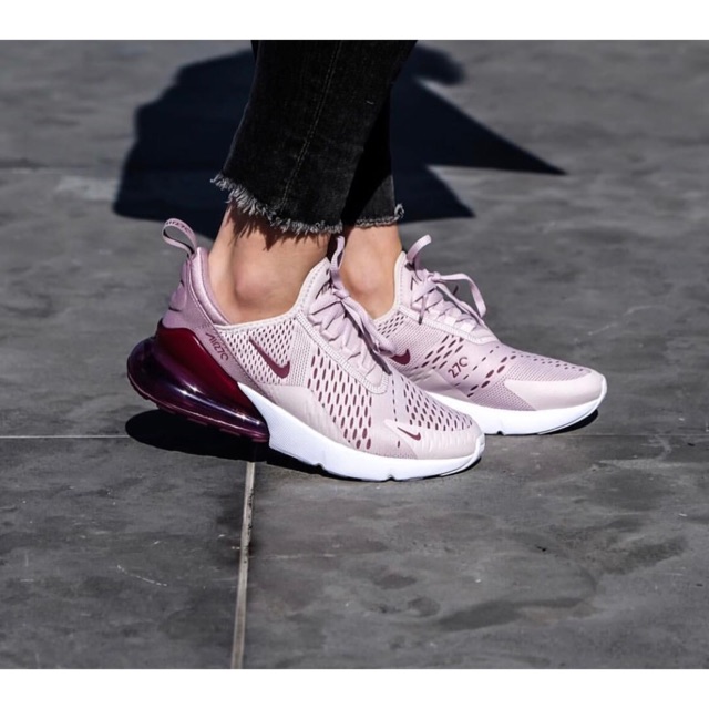 Giày thể thao nữ AIR MAX 270 barely rose cao cấp, nhẹ ,đẹp bền