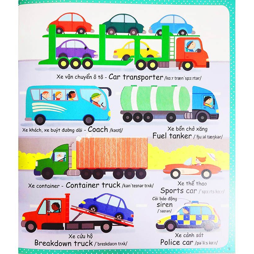 Sách cho bé - Cuốn Sách Từ Vựng Đầu Tiên Của Tôi - My first word book trọn bộ 6 cuốn