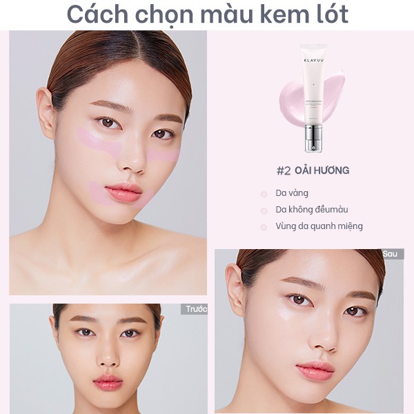 Kem lót, kem che khuyết điểm KLAVUU White Pearlsation Ideal Actress Backstage Cream 30g