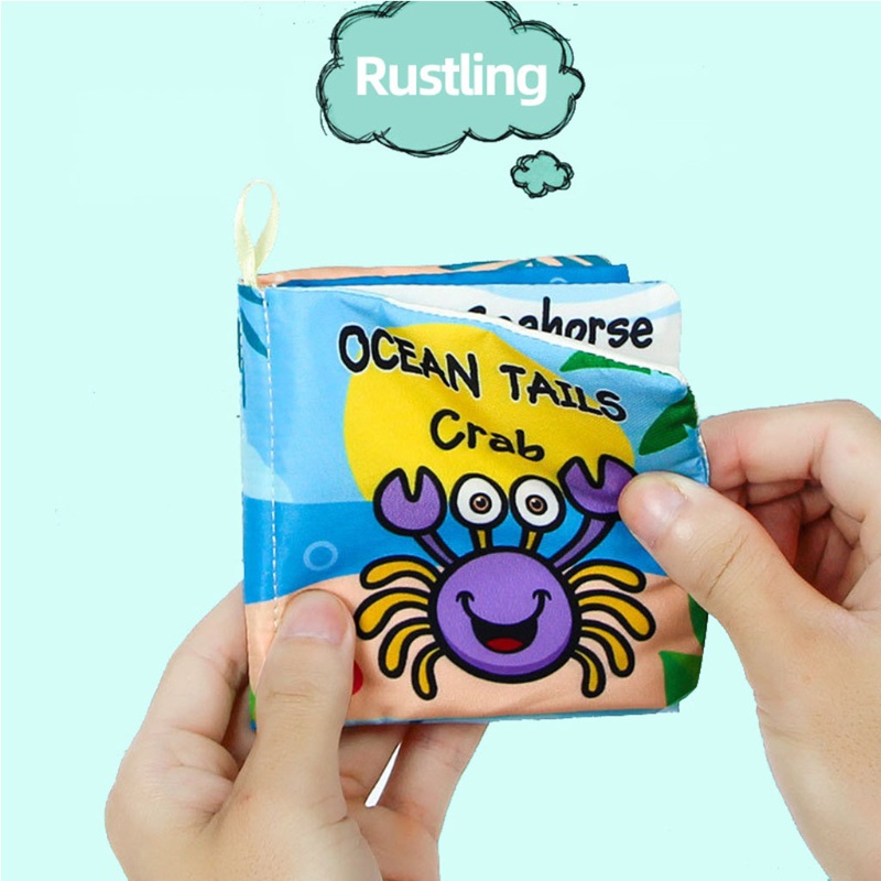 Sách Vải Mềm Nhiều Chủ Đề Phát Ra Âm Thanh Vui Nhộn Cho Bé